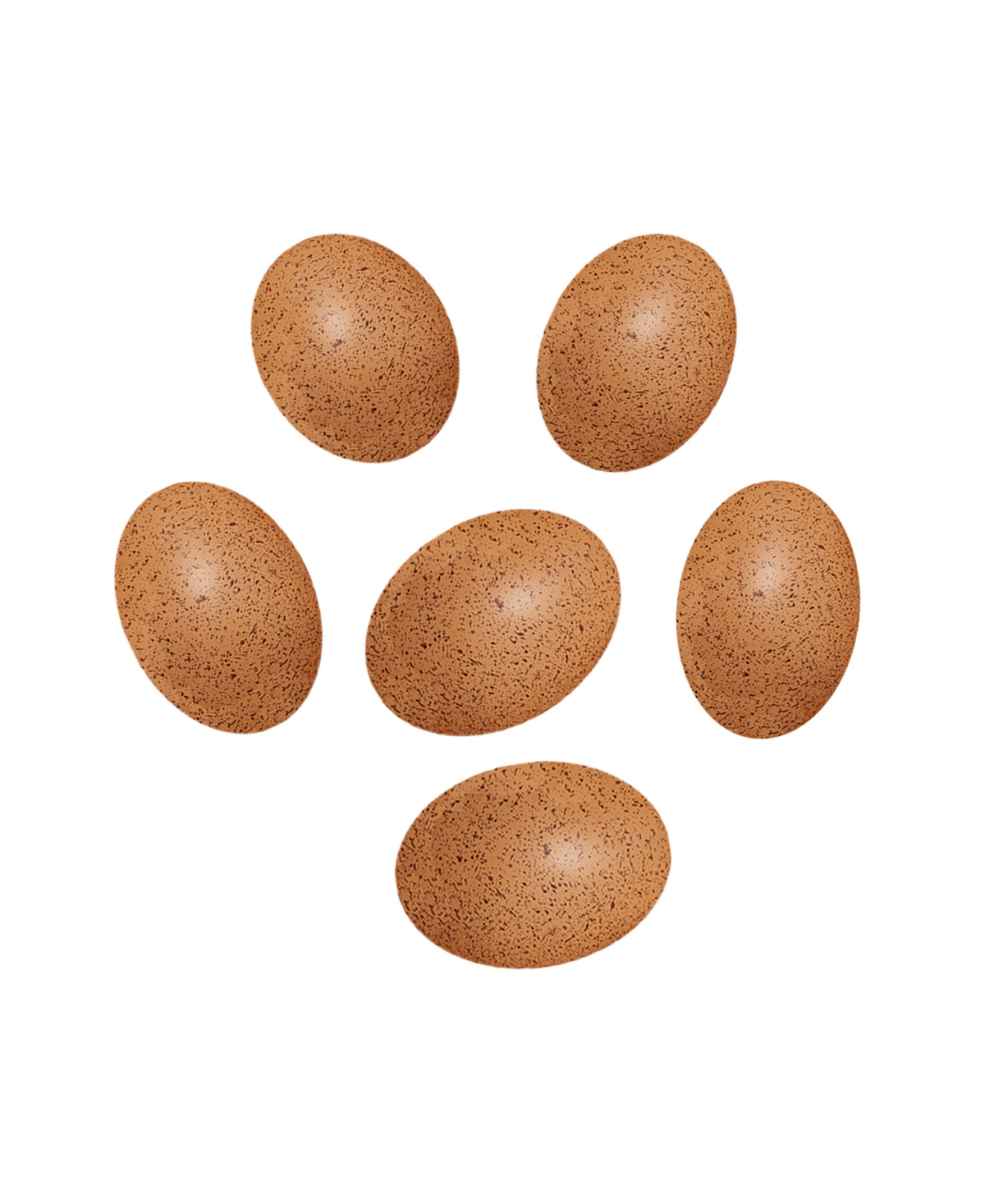 Yellow Door Sensory Sound Eggs, Set Of 6 In Brown
