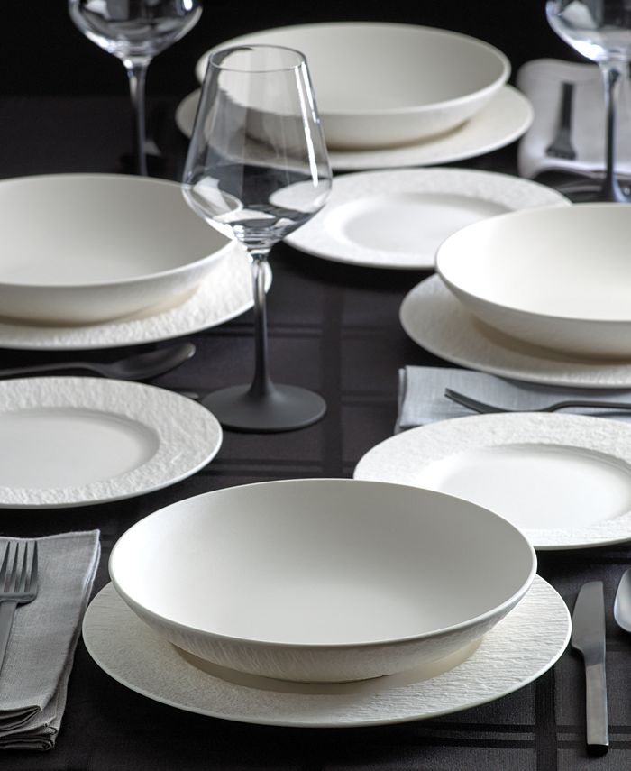 Villeroy & Boch Manufacture Rock 12 Pc. Dinnerware Set, Service for 4 ...