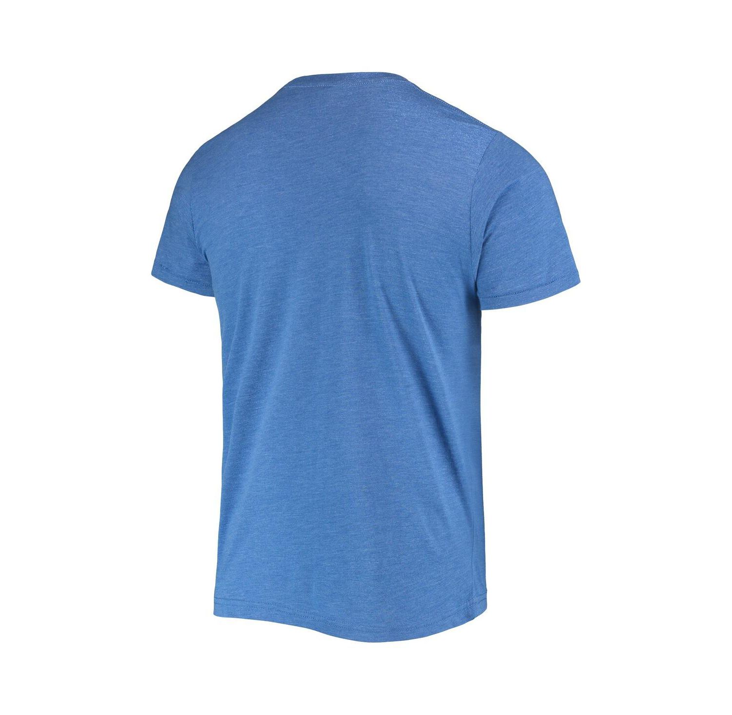 Men's Royal Texas Rangers Hand-Drawn Logo Tri-Blend T-shirt