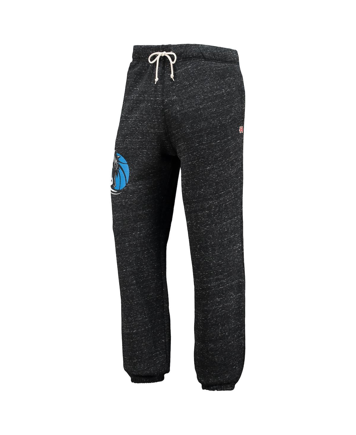 Shop Homage Men's  Charcoal Dallas Mavericks Tri-blend Sweatpants