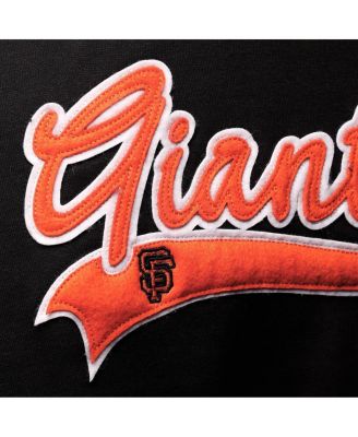 Women's Black San Francisco Giants Plus Size Side Split Pullover Hoodie