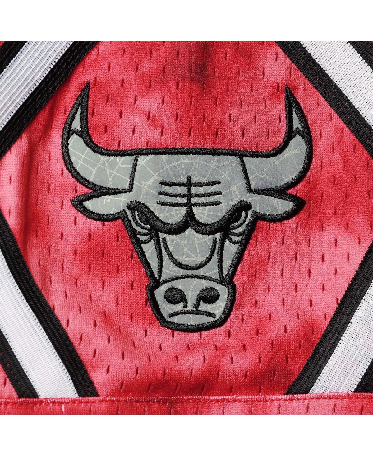 Mitchell & Ness Men's  Red Chicago Bulls Hardwood Classics 1997 Galaxy Swingman Shorts In Red