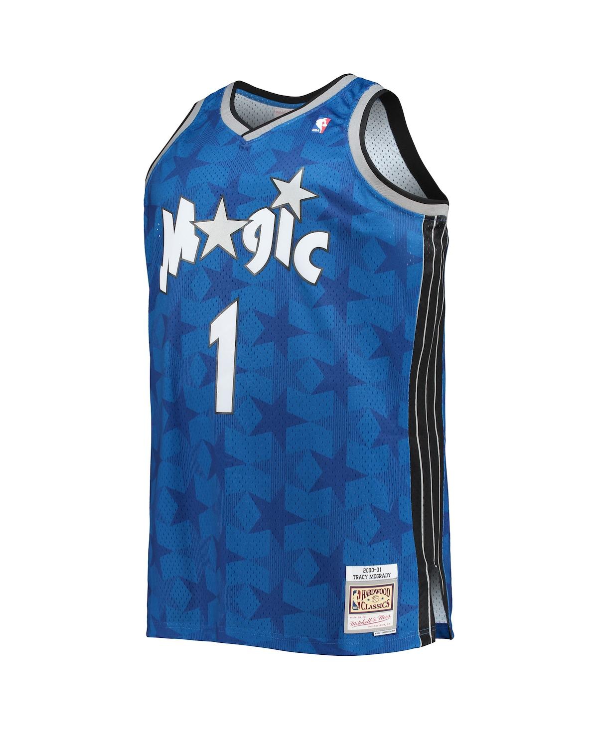 Men's Mitchell & Ness Tracy McGradyOrlando Magic Big and Tall 2000-01 Hardwood Classics Swingman Jersey - Blue