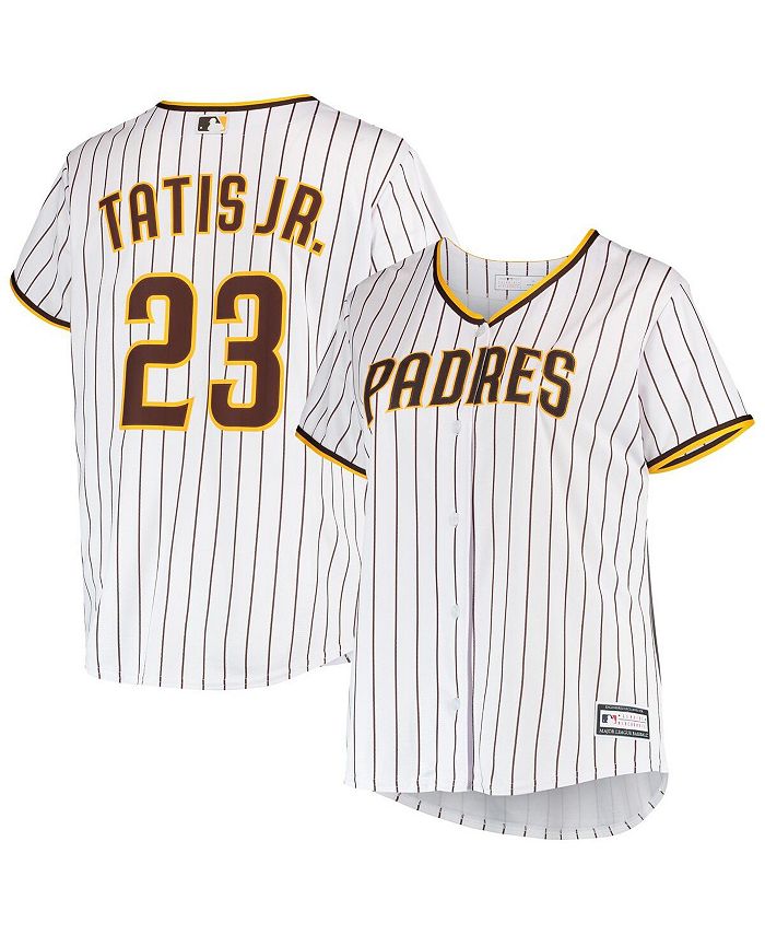 Profile Women's Fernando Tatis Jr. White, Brown San Diego Padres Plus Size  Replica Player Jersey - Macy's
