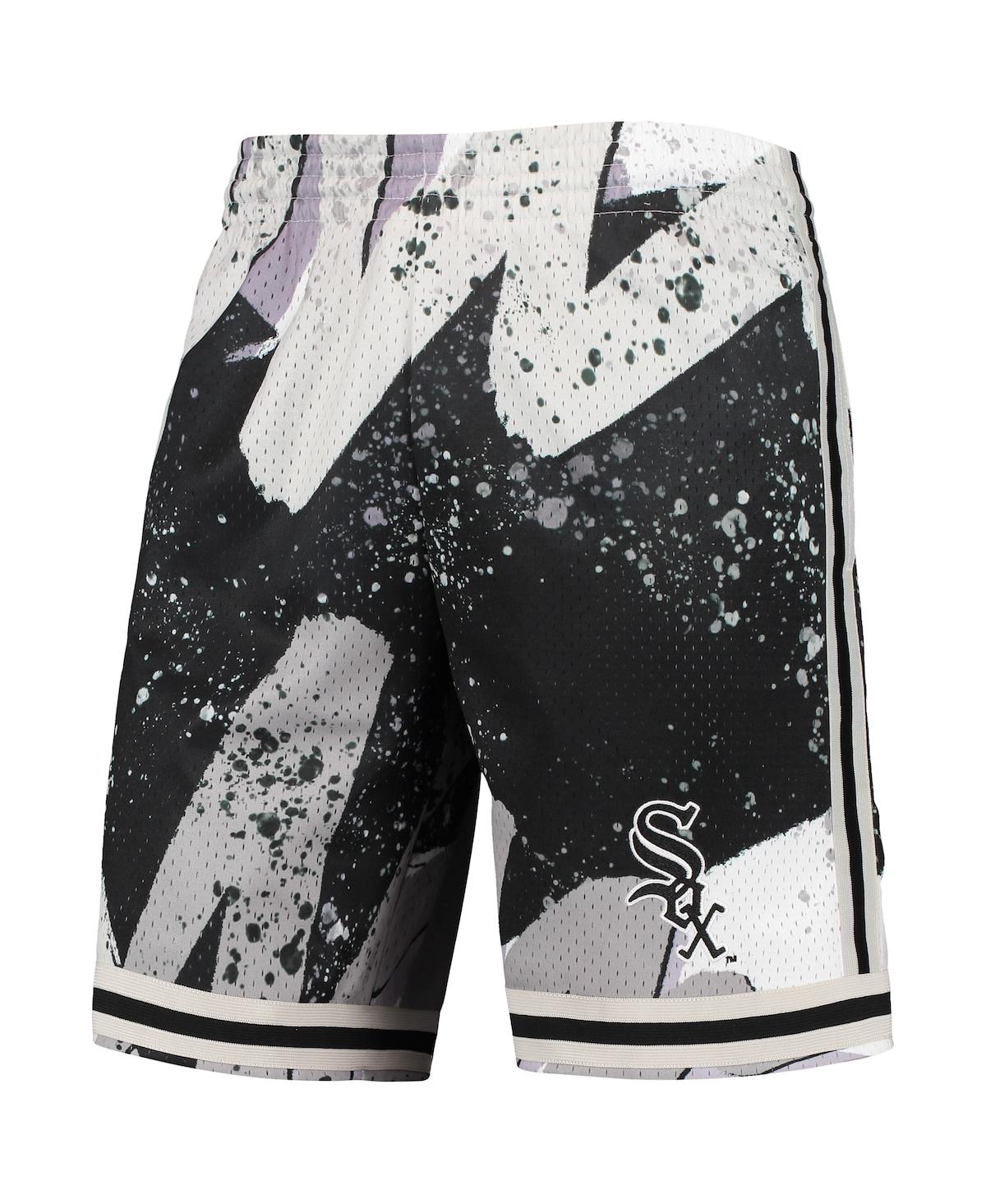 Shop Mitchell & Ness Men's  Black Chicago White Sox Hyper Hoops Shorts