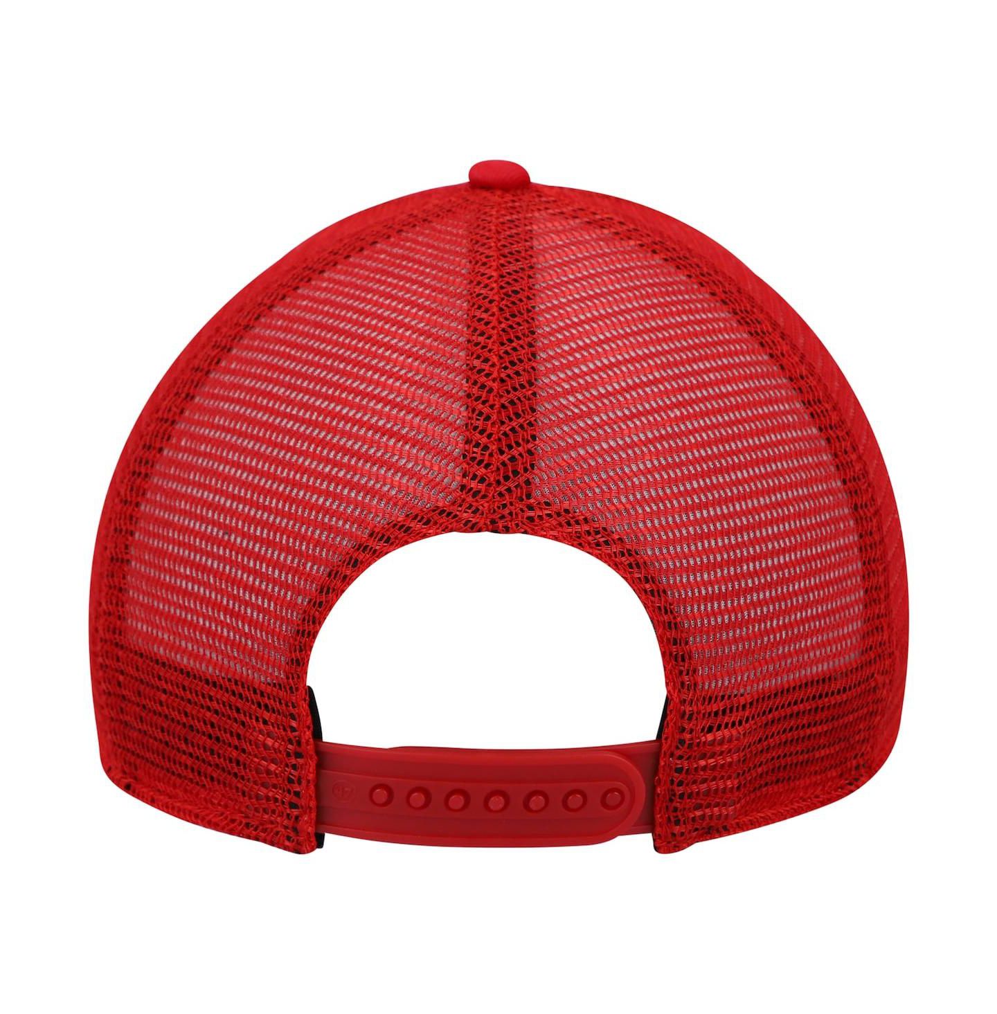 Мужская кепка '47 Brand Red Washington Nationals Cledus MVP Trucker Snapback Hat — фото 5