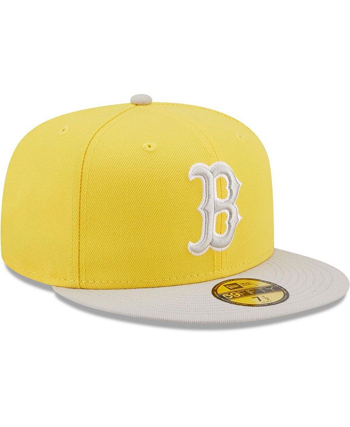 New Era Men's Yellow, Gray Boston Red Sox Spring Color Pack TwoTone