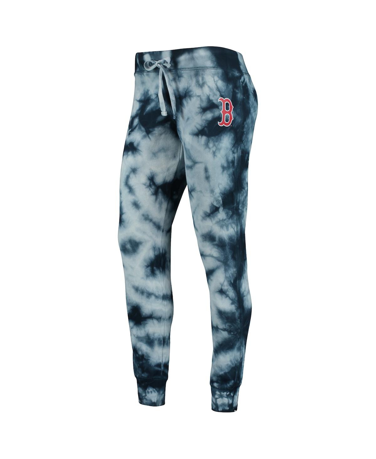Shop New Era Women's  Navy Boston Red Sox Tie-dye Jogger Pants