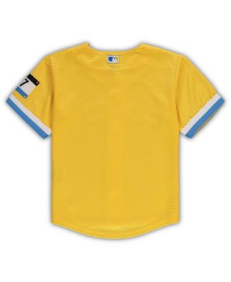 Toddler Unisex Gold Boston Red Sox MLB City Connect Replica Team Jersey