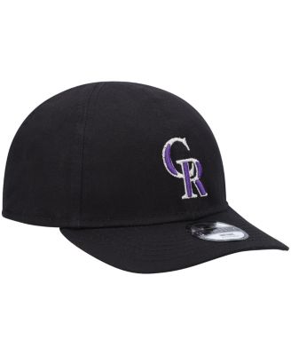 Newborn and Infant Unisex Black Colorado Rockies My First 9Twenty Stretch Fit Hat