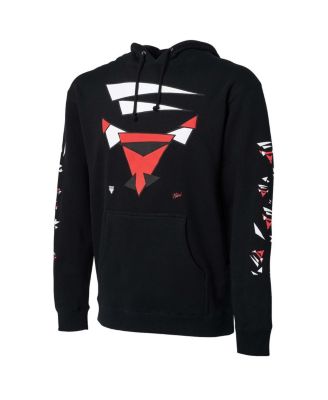 Men's NBA x Naturel Black Chicago Bulls No Caller ID Pullover Hoodie