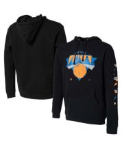 Men's Nike Heather Blue New York Knicks Courtside Versus Flight Pullover Hoodie Size: Medium