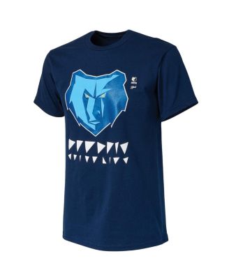 Men's NBA x Naturel Navy Memphis Grizzlies No Caller ID T-shirt
