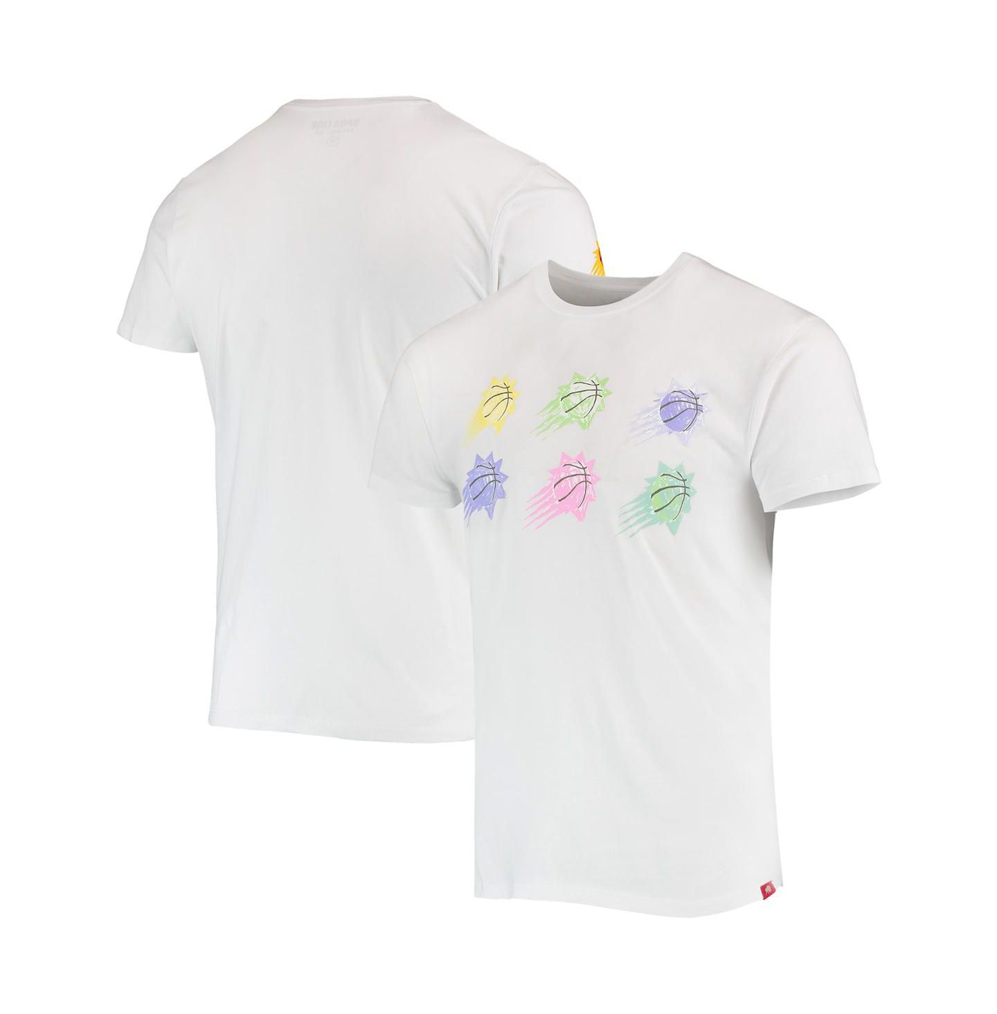 Мужская футболка Sportiqe White Phoenix Suns Street Capsule Bingham — фото 2
