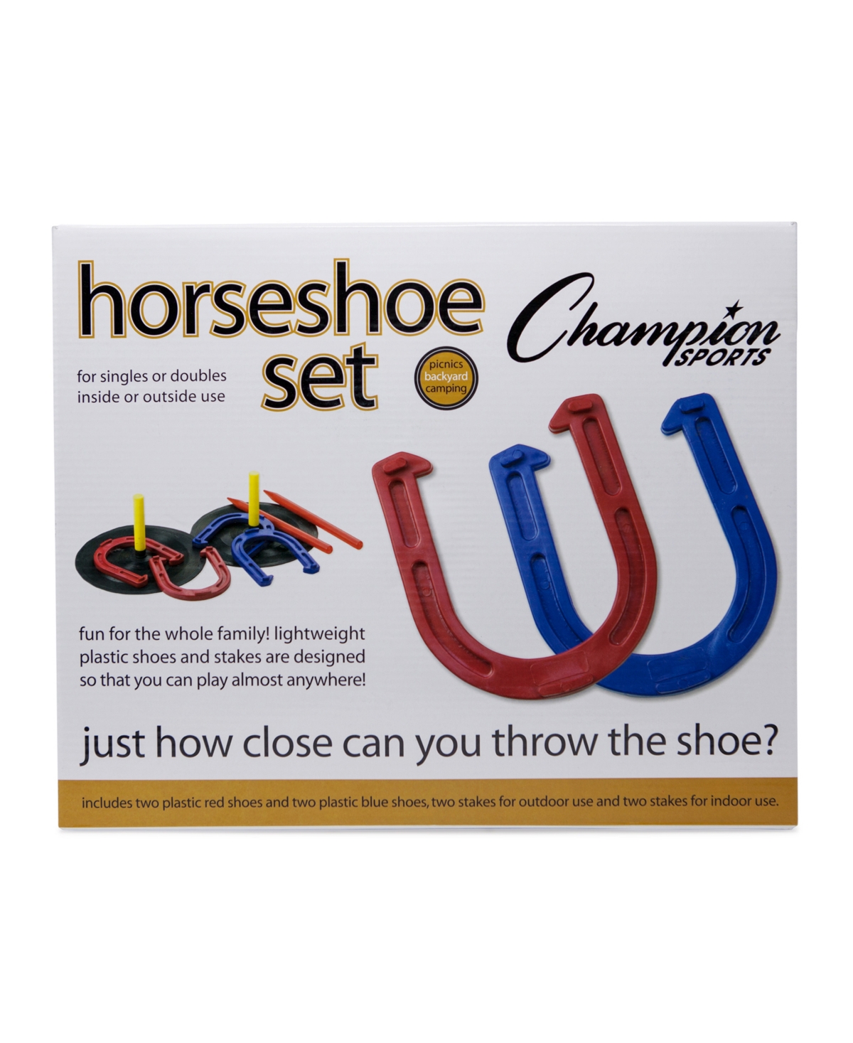 Shop Champion Sports Horseshoe Set, 8 Piece In Multi