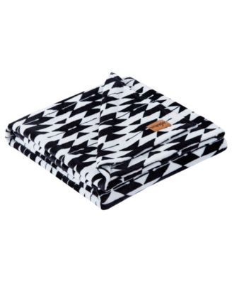 Navajo Ultra Soft Plush Fleece Reversible Throw, 70" x 50"