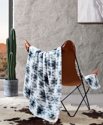 Navajo Ultra Soft Plush Fleece Reversible Throw, 70" x 50"
