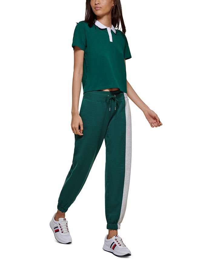 Tommy Hilfiger Women's Cropped Polo Shirt - Macy's