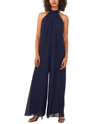 Vince Camuto - Women's Tie-Back Halter Jumpsuit