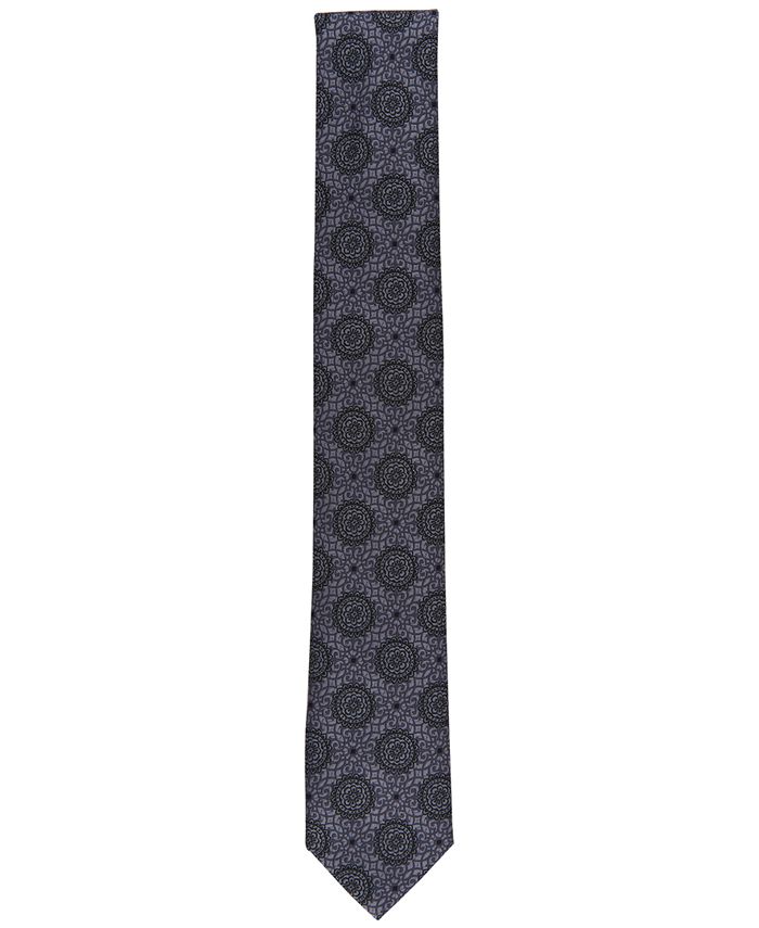 Bar III Men's Brussels Medallion Tie, Created for Macy's - Macy's
