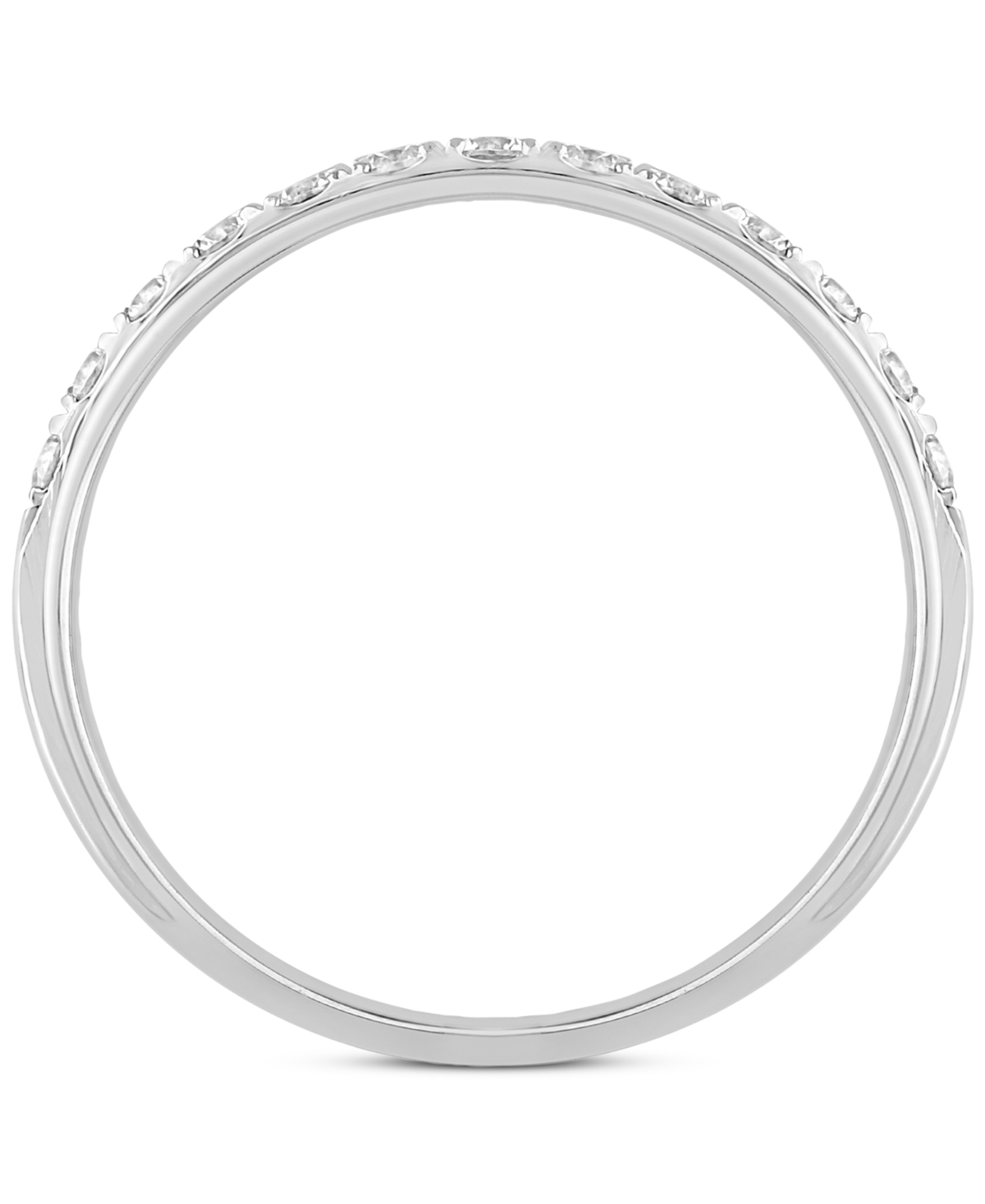 Men's Diamond Double Row Ring (1 ct. t.w.) in 10k- White Gold