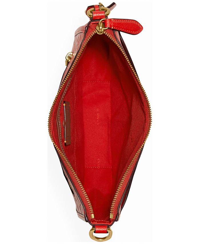 COACH Embossed Signature Leather Chaise Crossbody & Reviews Handbags