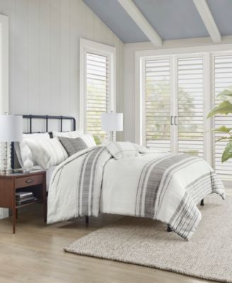 Morgan Jacquard Cotton 5-Pc. Duvet Cover Set, King