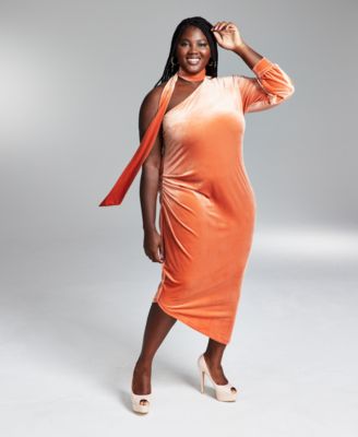 Macy's plus size maxi dresses best sale