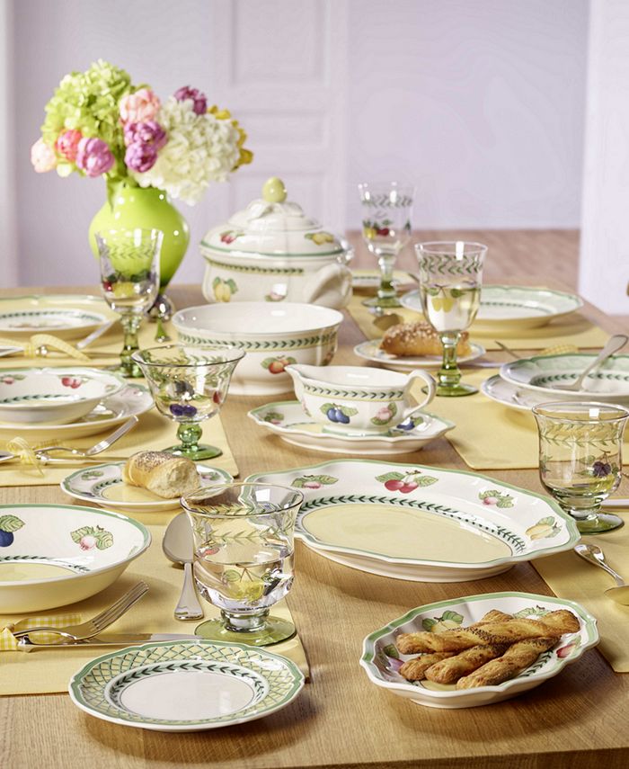 Villeroy & Boch French Garden Large Oval Platter, Premium Porcelain ...