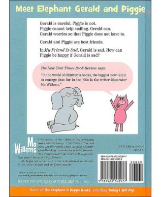My Friend Is Sad (Elephant and Piggie Series) by Mo Willems