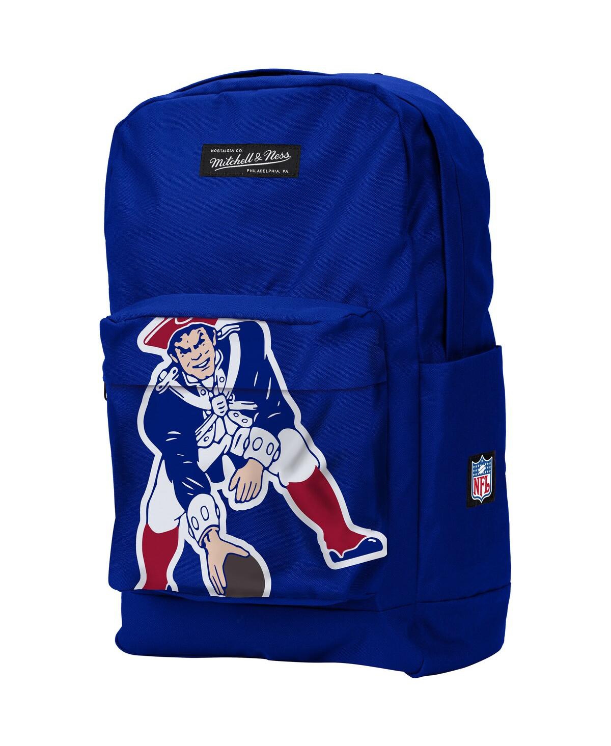 Shop Mitchell & Ness New England Patriots Backpack In Blue