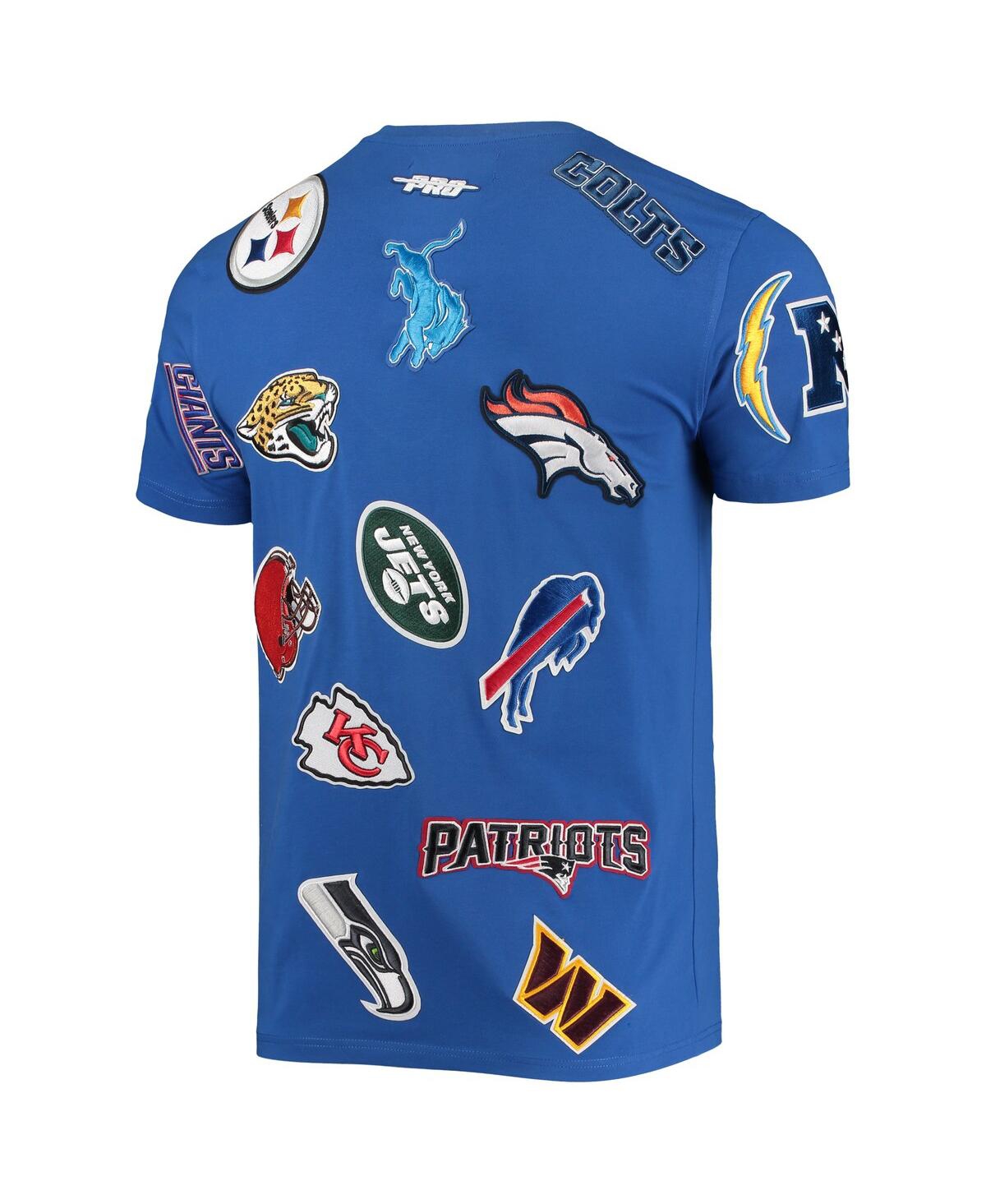 Pro Standard Royal Nfl League Wordmark T-shirt In Royal