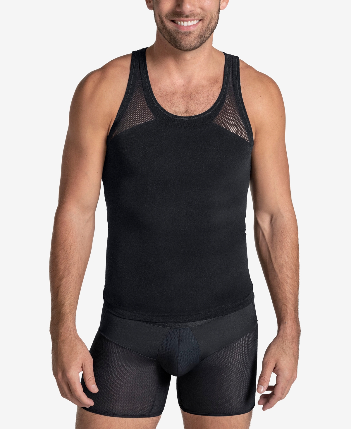Leo Crew Neck Seamless Compression Tank