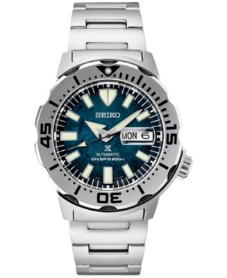 Seiko Men's Automatic Prospex Special Edition Stainless Steel Bracelet  Watch 42mm & Reviews - All Watches - Jewelry & Watches - Macy's