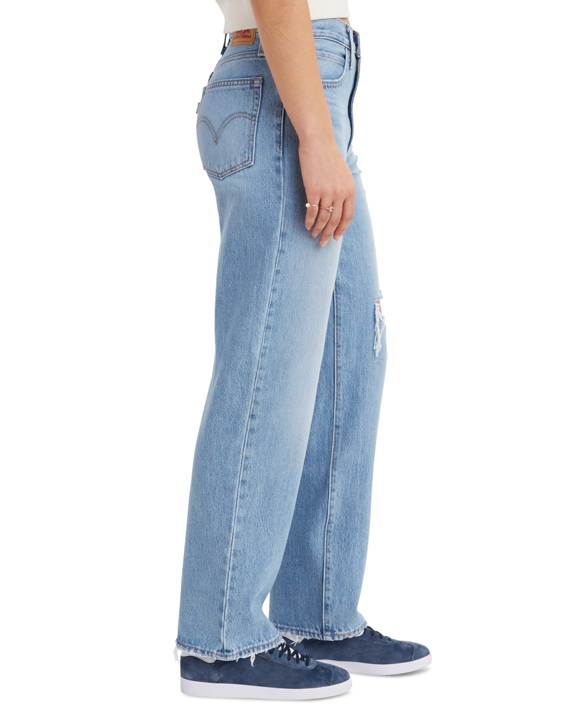 Levi's Women's Mid Rise Cotton 94 Baggy Jeans