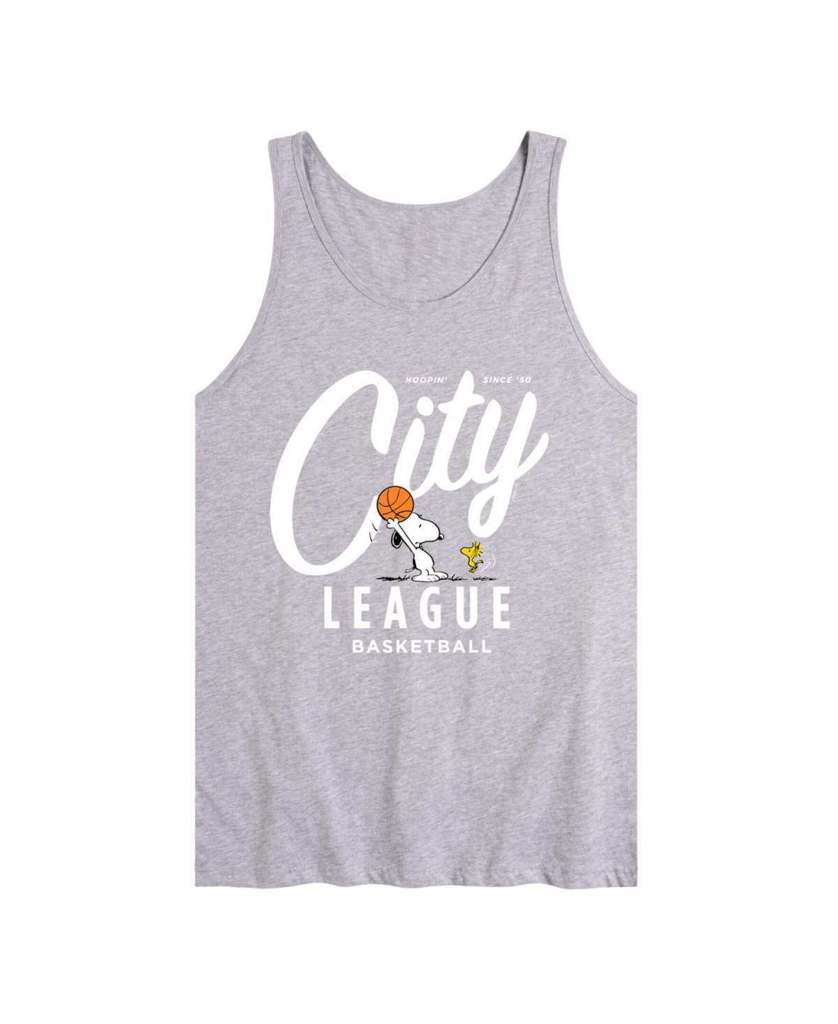 Men's Peanuts City League Tank - Gray