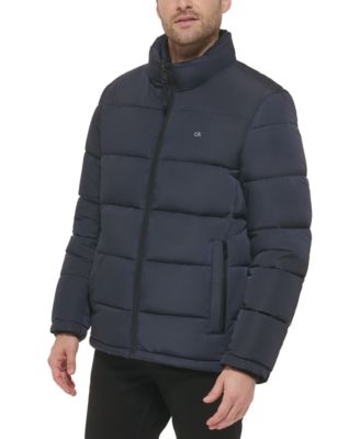 macy's calvin klein down coat