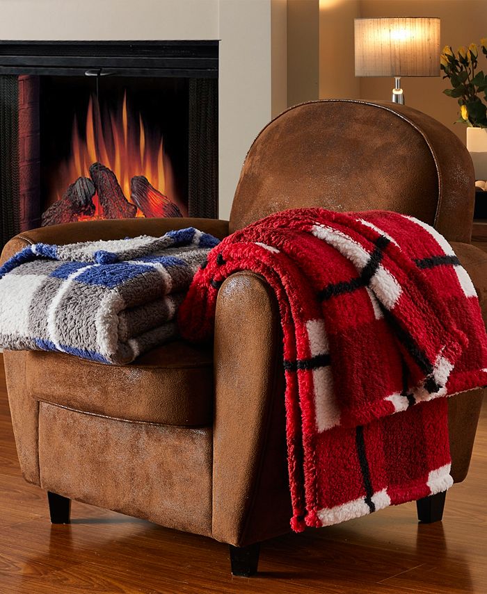 Fireside cozy new arrivals sherpa reversible throws