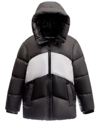 Amazon Essentials Boys' Heavy-Weight Hooded Puffer Coat - Water-Resistant, Quilted Winter Jacket