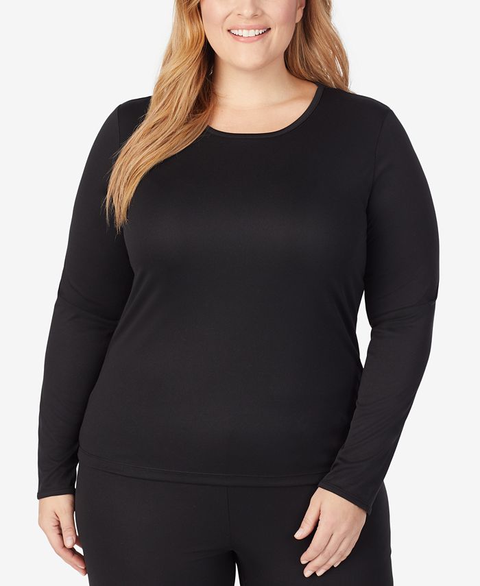Cuddl Duds Plus Size Climatesmart® Top Macy's