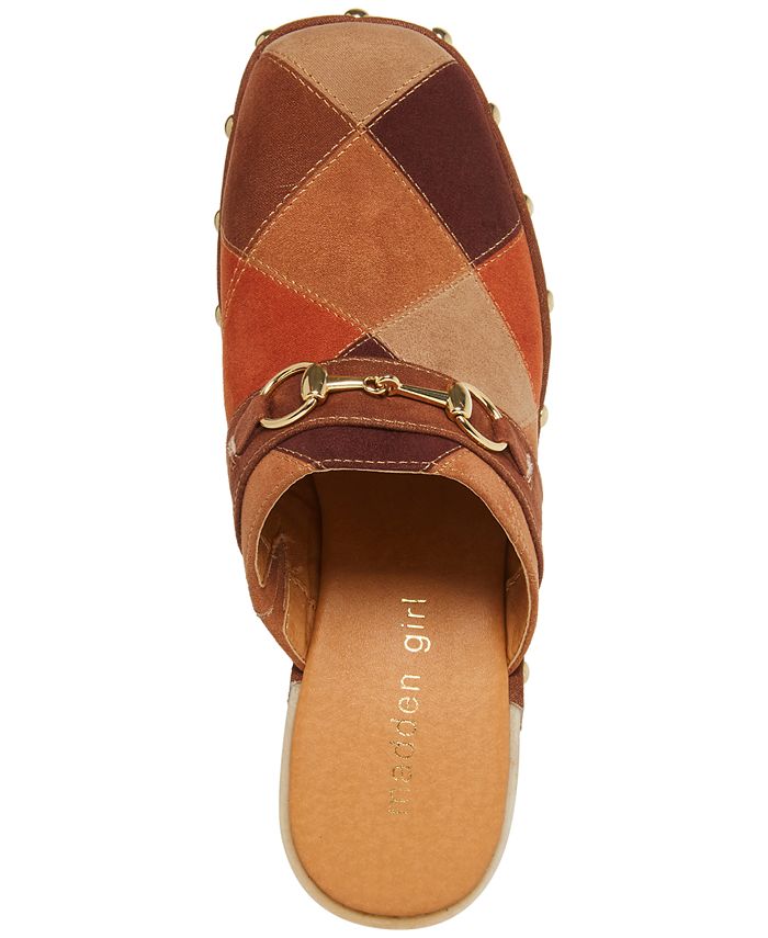 Patchwork clogs hotsell
