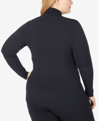 Plus Size Softwear with Stretch Turtleneck