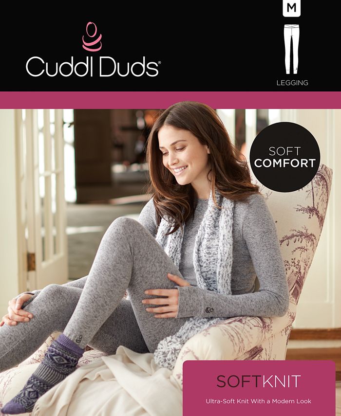 Cuddl Duds Women's Soft Knit Leggings Macy's