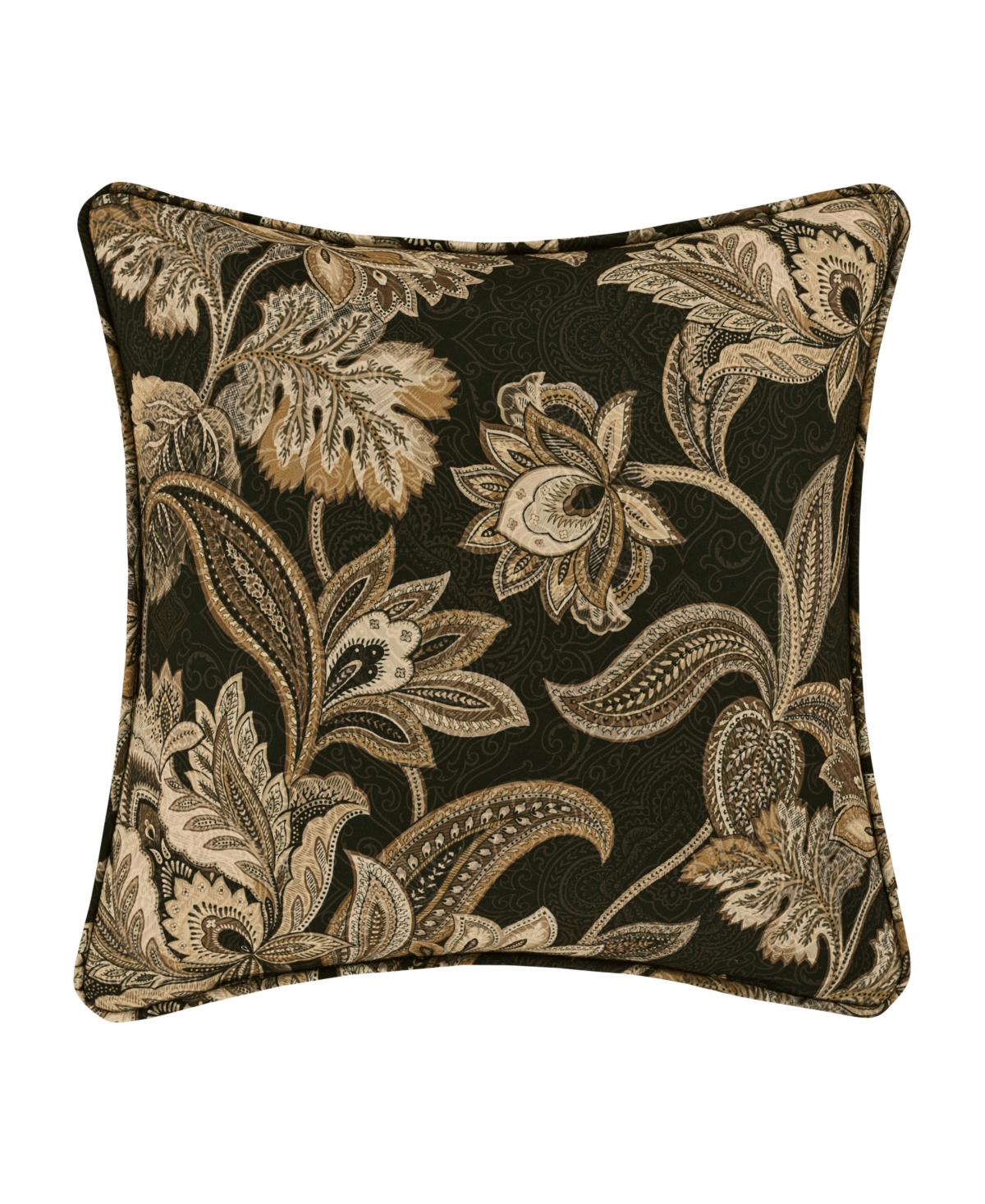 Shop Royal Court Closeout!  Montecito Decorative Pillow, 16" X 16" In Black