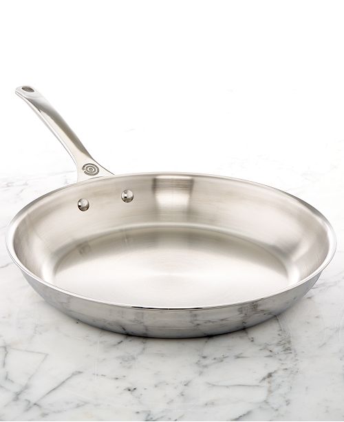 Le Creuset Stainless Steel 12 Fry Pan Reviews Cookware Kitchen Macy S