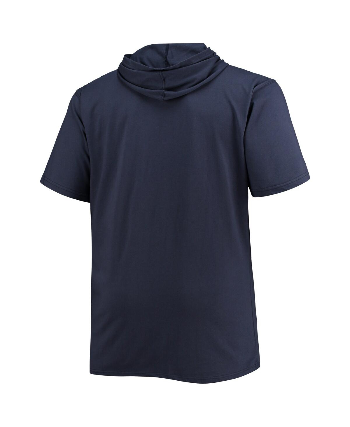 Men'sNorth Carolina Tar Heels Big and Tall Team Hoodie T-shirt - Navy