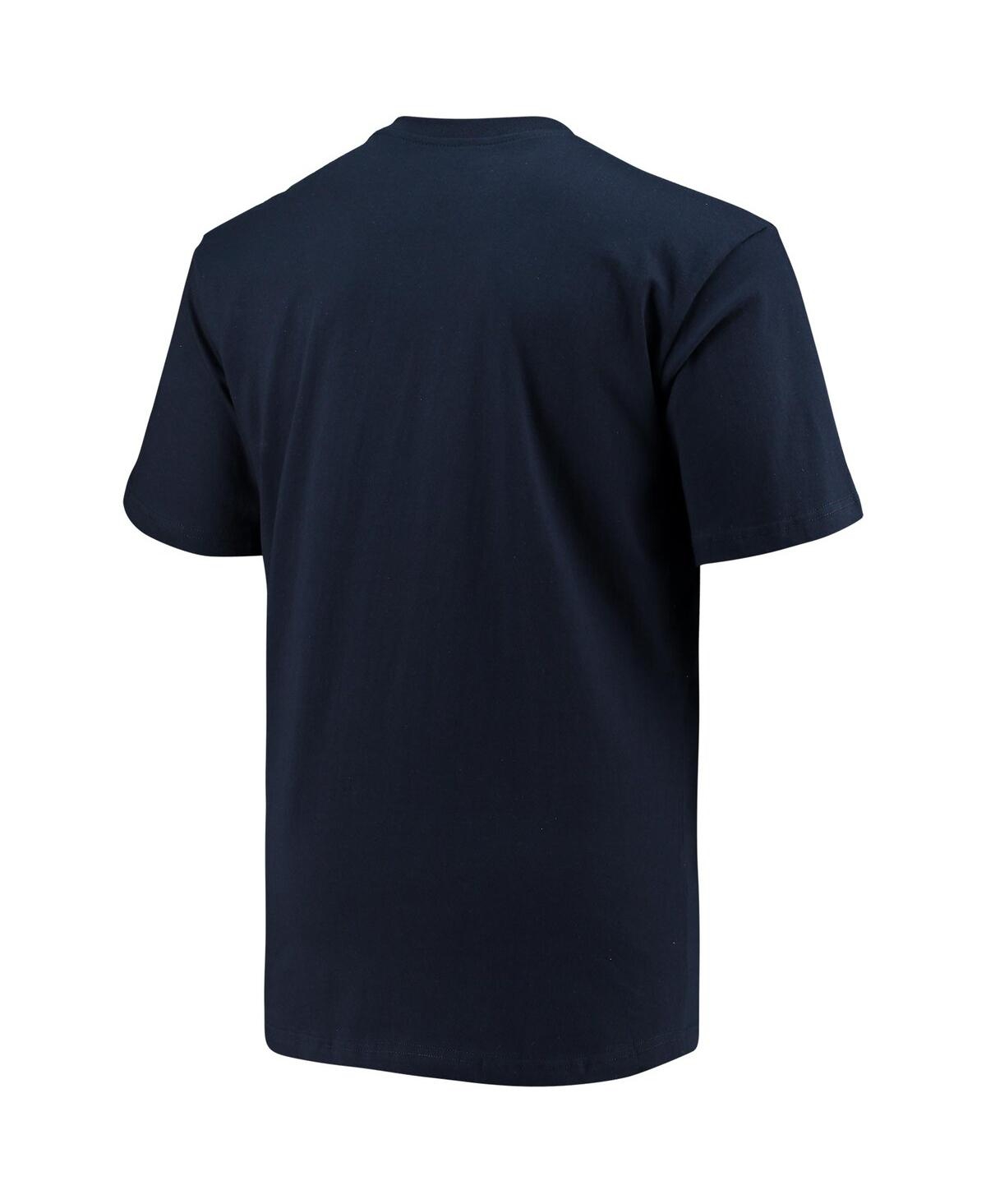 Shop Champion Men's  Navy North Carolina Tar Heels Big And Tall Arch Team Logo T-shirt