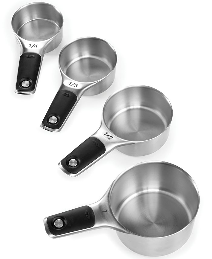 OXO Good Grips Set of 4 Stainless Steel Magnetic Measuring Cups