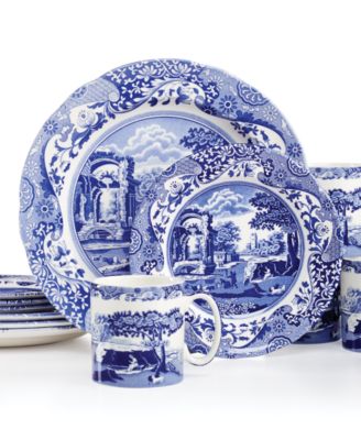 Spode Blue Italian 12-Piece Dinnerware Set Service for 4