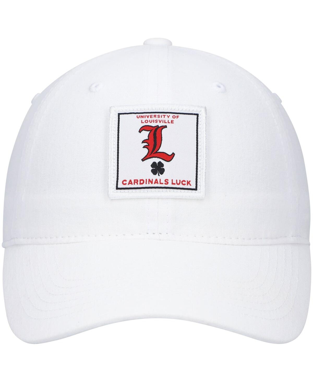 Black Clover White Louisville Cardinals Dream Adjustable Hat